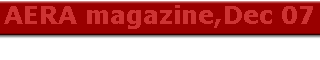 AERA magazine,Dec 07
