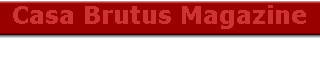Casa Brutus Magazine